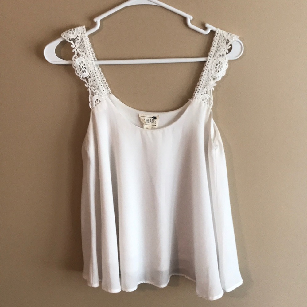 LA Hearts Flowy Tank